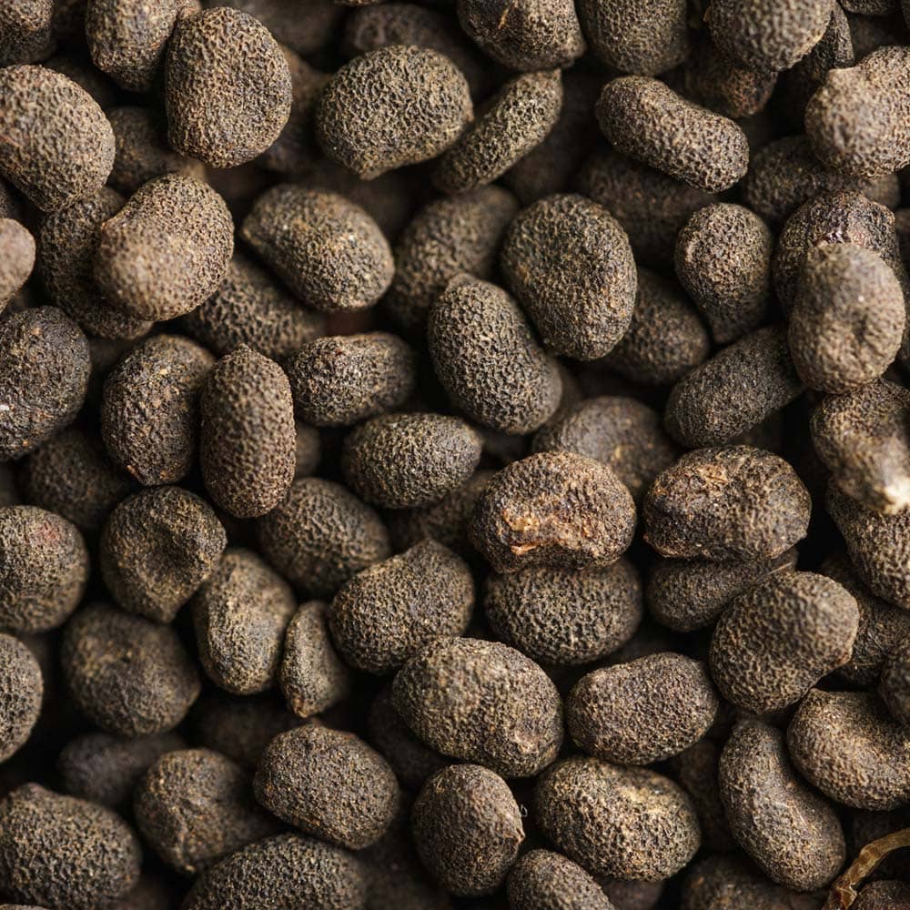 Bakuchiol Dry Seeds - Macro Shot Top View - BAMandBOO Grounded Skincare Azores