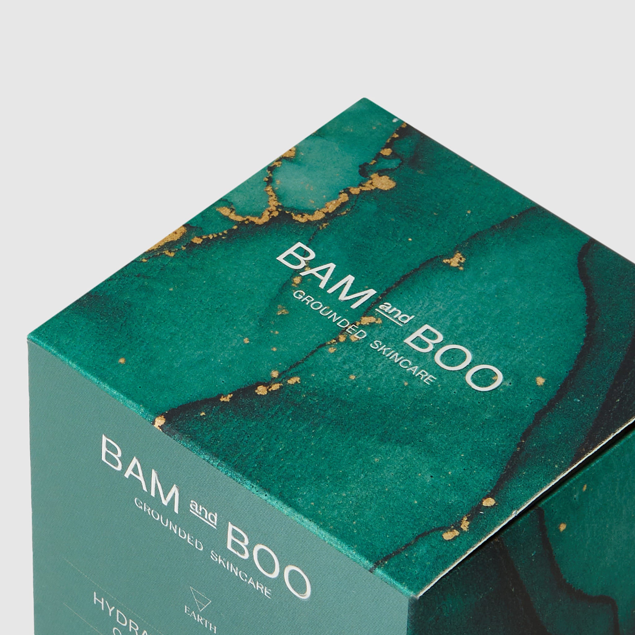 Hydrating Face Cream - Pack Shot Packaging Detail - BAMandBOO Grounded Skincare Azores