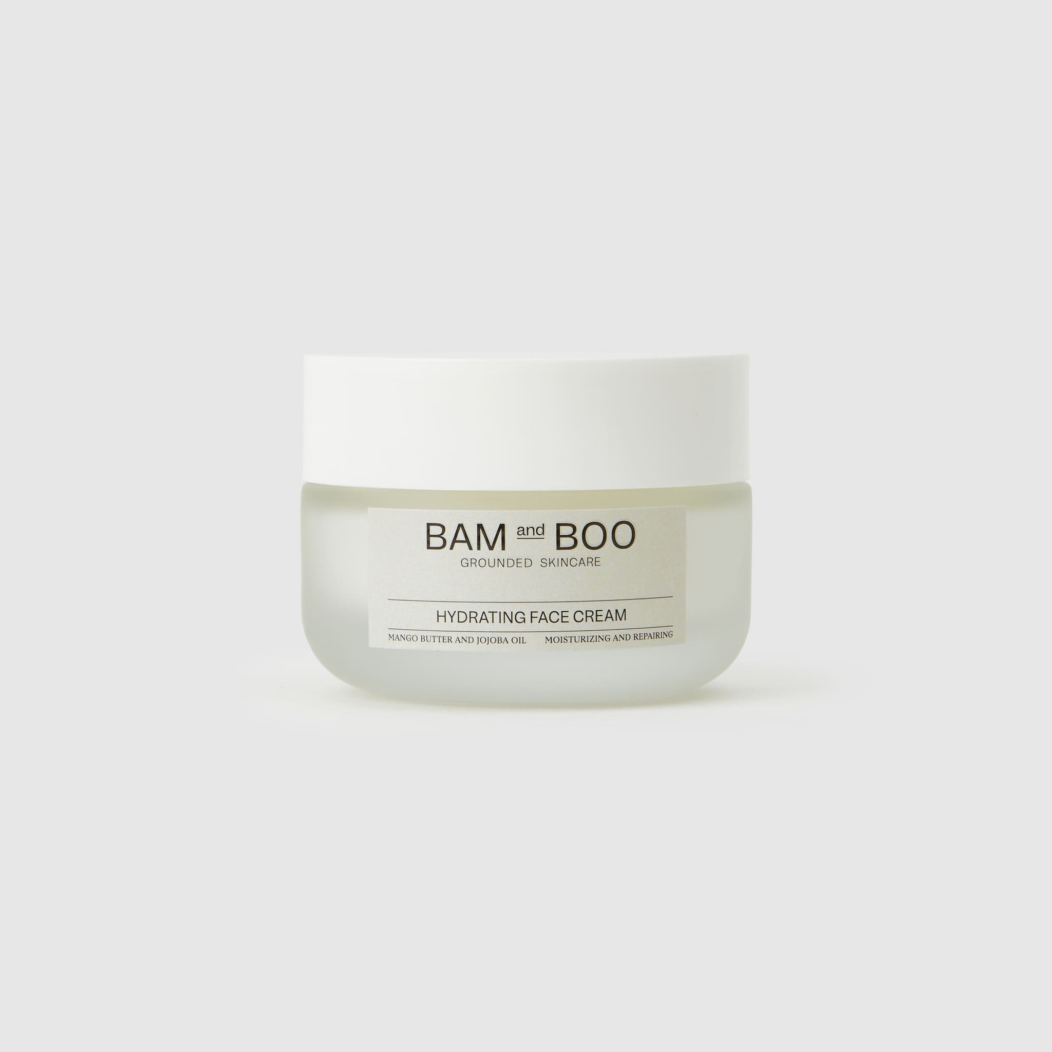 Hydrating Face Cream - Pack Shot Product - BAMandBOO Grounded Skincare Azores
