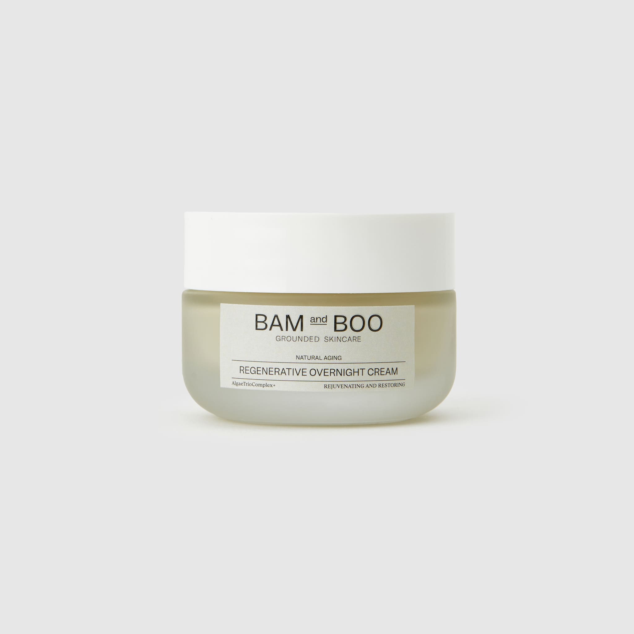 Regenerative Overnight Cream - Pack Shot Product - BAMandBOO Grounded Skincare Azores